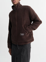 Pas Normal Studios - Off-Race Pile Fleece Jacket in Light Brown