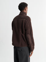 Pas Normal Studios - Off-Race Pile Fleece Jacket in Light Brown