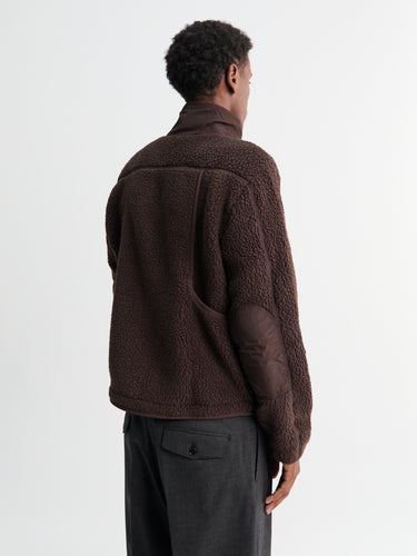 Pas Normal Studios - Off-Race Pile Fleece Jacket in Light Brown