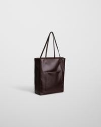 Phoebe Philo - Paper Tote in Chocolate Brown