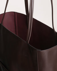 Phoebe Philo - Paper Tote in Chocolate Brown