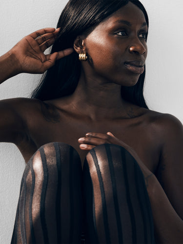 Trine Tuxen - Echo Hoop in 14K Gold Plated