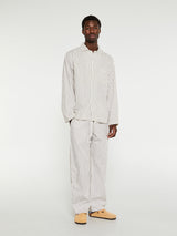 Tekla - Poplin Pyjamas Pants in Hopper Stripes