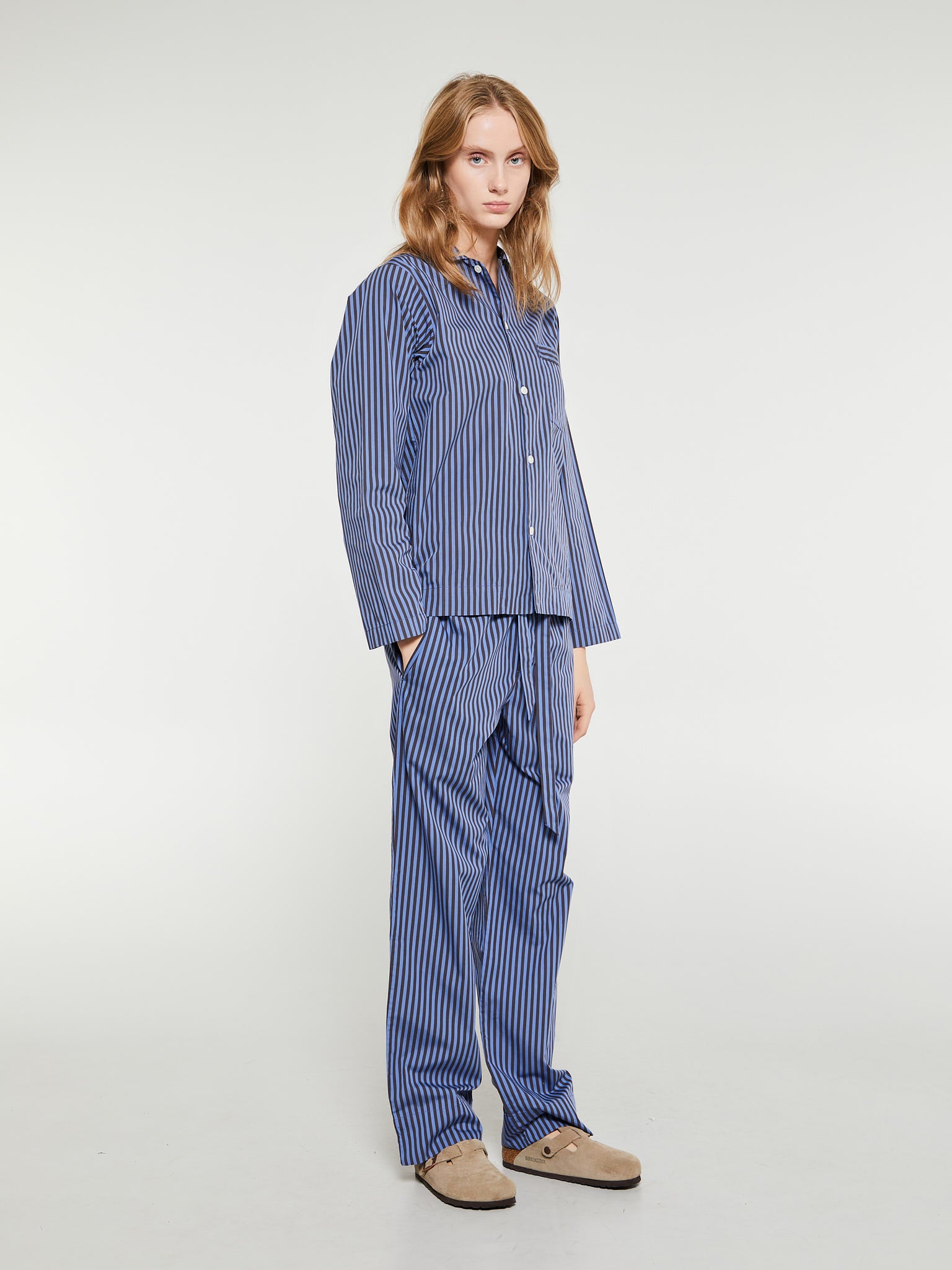 Poplin Pyjamas Pants in Verneuil Stripes