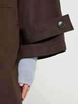 AF Agger - Water Resistant Coat in Dark Brown