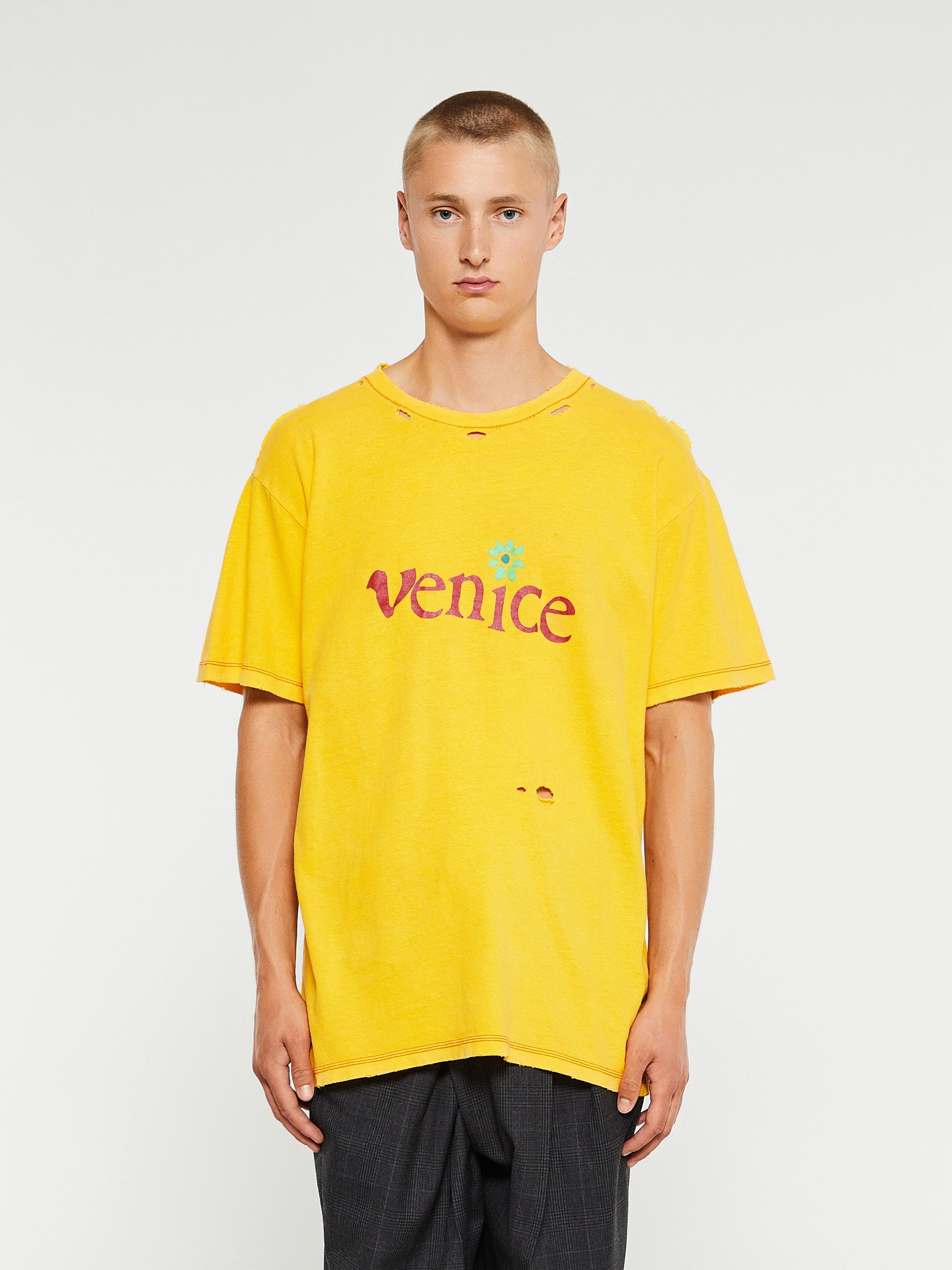 ERL - Venice T-shirt in Yellow