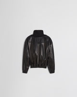 Phoebe Philo - Rib Neck Jacket in Black