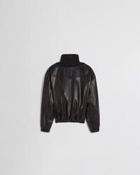 Phoebe Philo - Rib Neck Jacket in Black