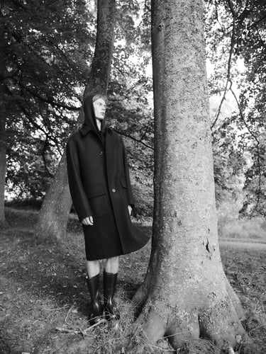 Dries Van Noten - Randale Coat in Navy