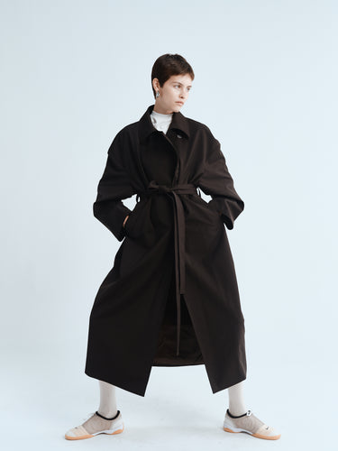 Our Legacy - Court Coat in Churchill Stripe Membrane Wool