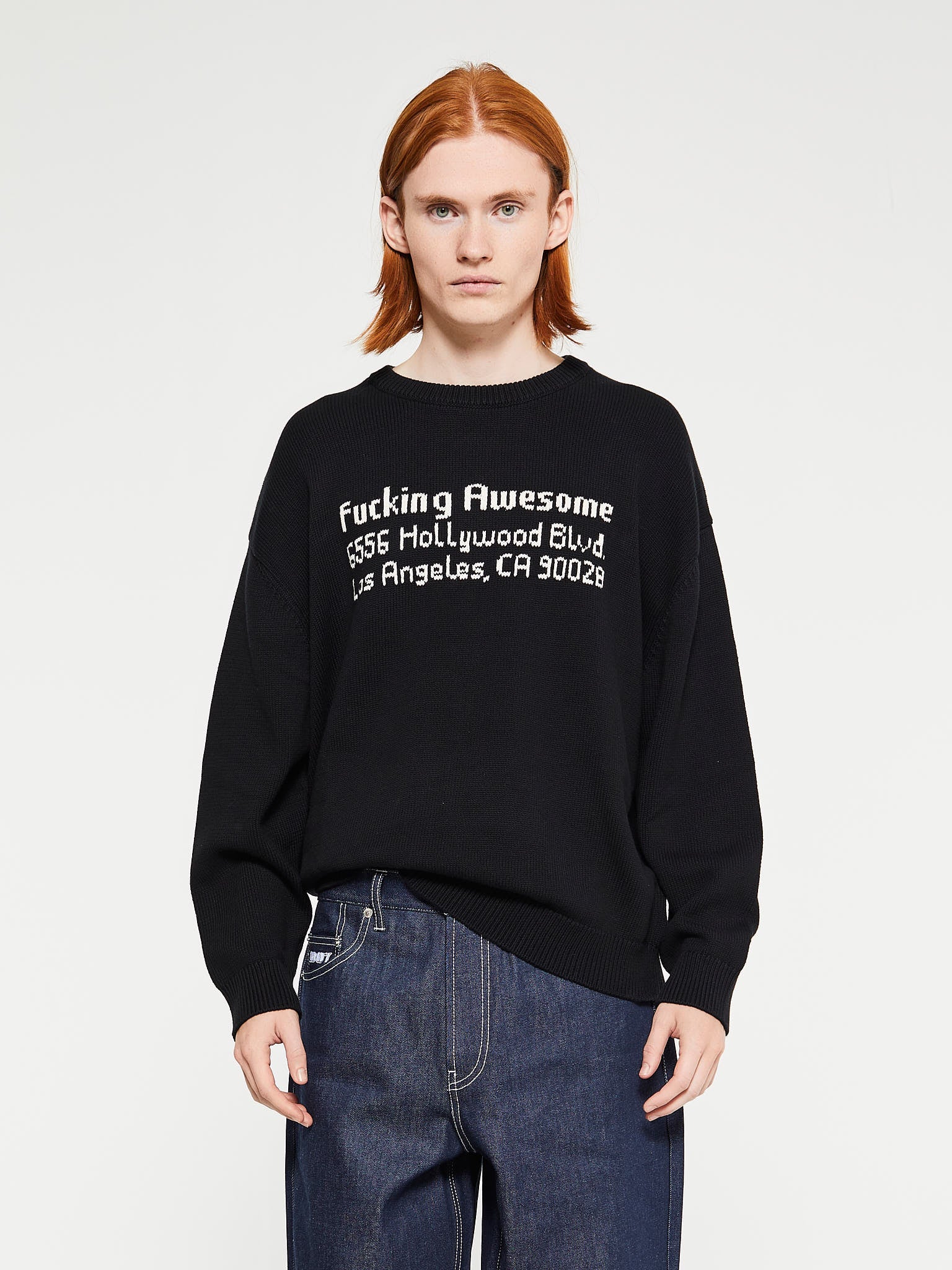 Fucking Awesome - Hollywood Sweater in Black