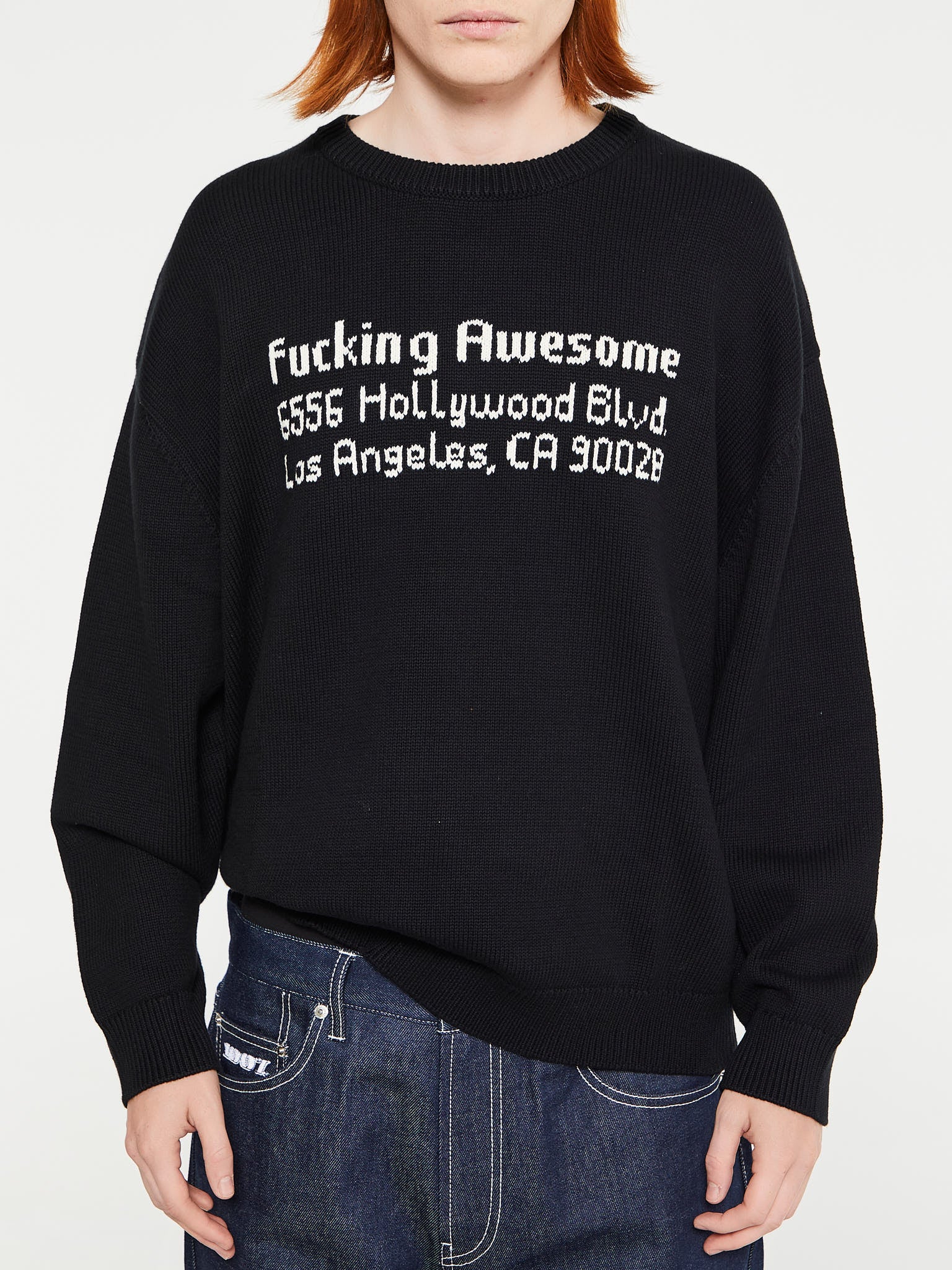 Fucking Awesome - Hollywood Sweater in Black