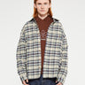 Fucking Awesome - Rusty Plaid Flannel Shirt in Grey