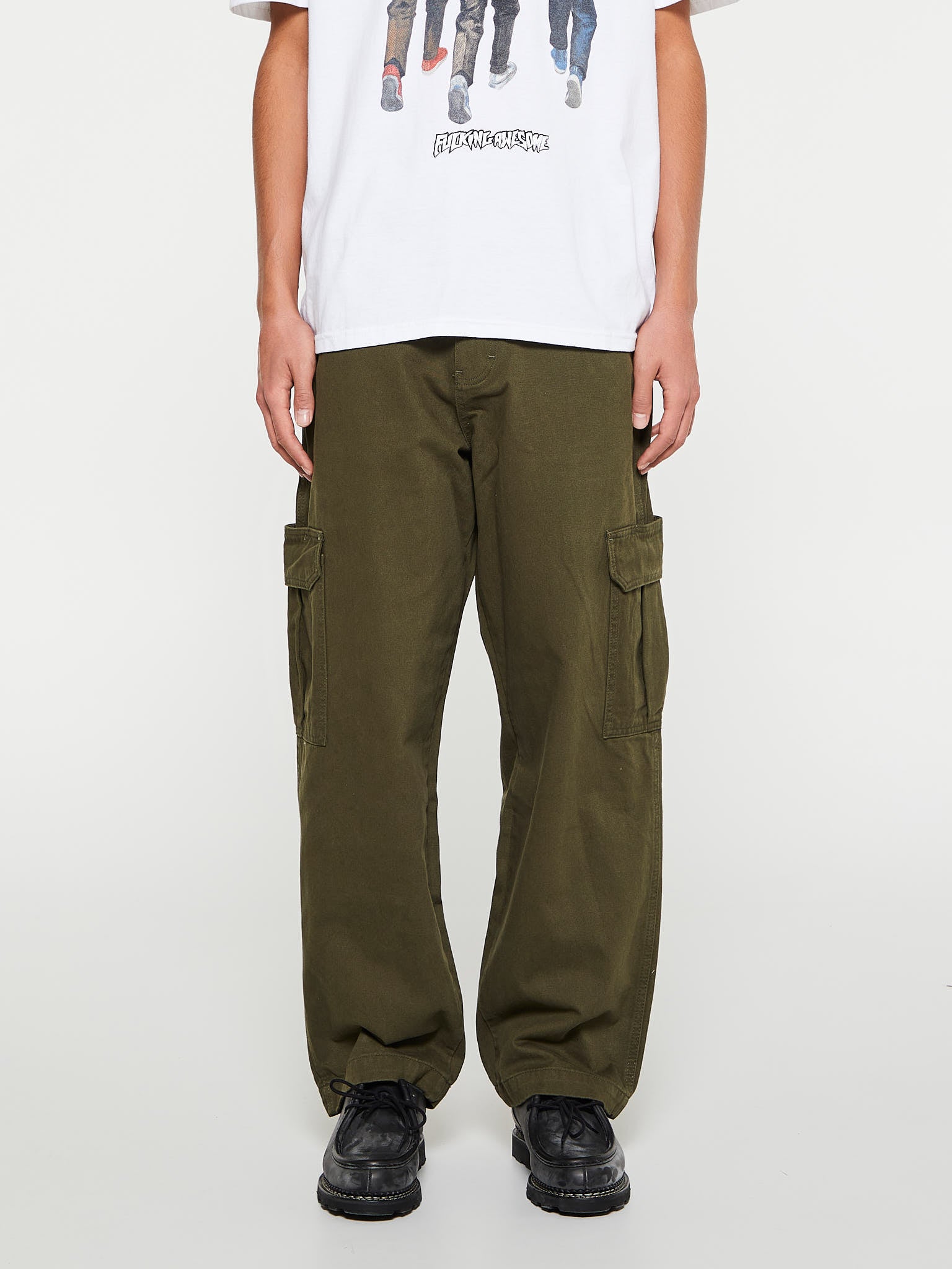 Fucking Awesome - PBS Cargo Pants in Olive