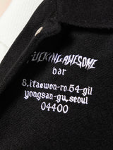 Fucking Awesome - Korea Bar Varsity Jacket in Black
