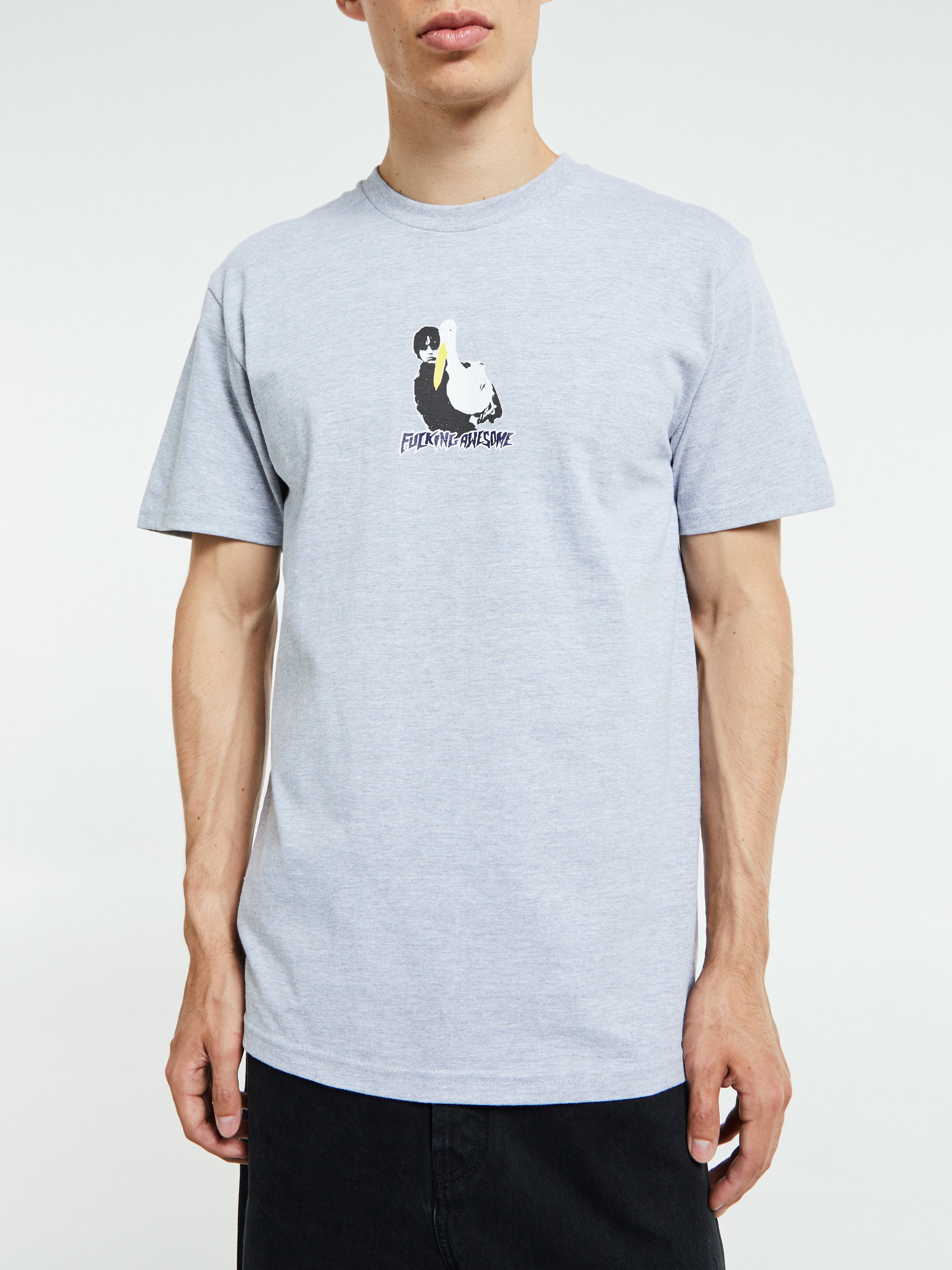 Fucking Awesome - High Lonesome II T-Shirts in Heather Grey