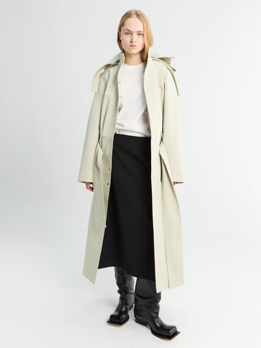 Fidan Novruzova - Amy Trench Coat in Light Beige