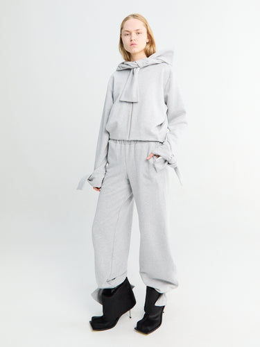 Fidan Novruzova - Jet Joggers in Grey Melange