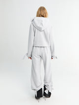 Fidan Novruzova - Jet Joggers in Grey Melange