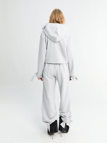 Fidan Novruzova - Jet Joggers in Grey Melange