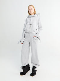 Fidan Novruzova - Jet Hoodie in Grey Melange