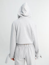 Fidan Novruzova - Jet Hoodie in Grey Melange