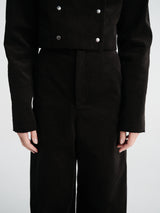 Fidan Novruzova - Shea Trousers in Black Corduroy