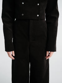 Fidan Novruzova - Shea Trousers in Black Corduroy