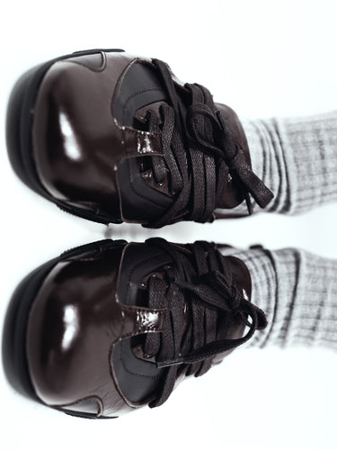 Acne Studios - Lace-Up Shoes in Dark Brown