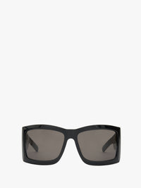 Flatlist - Fargo Sunglasses in Solid Black and Solid Black Lens