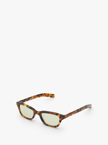 Flatlist - Clint Sunglasses in Classic Havana and Chill Out Green Lens