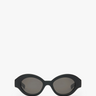 Flatlist - Marge Sunglasses in Solid Black and Solid Black Lens