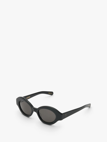 Flatlist - Marge Sunglasses in Solid Black and Solid Black Lens
