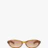 Flatlist - Olympia Sunglasses in Donegal Horn and Light Brown Gradient Lens