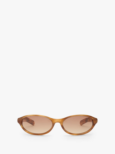 Flatlist - Olympia Sunglasses in Donegal Horn and Light Brown Gradient Lens