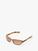 Flatlist - Olympia Sunglasses in Donegal Horn and Light Brown Gradient Lens