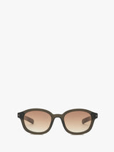 Flatlist - Theo Crystal Warm Grey / Light Brown Grandient Lens in Crystal Warm Grey / Light Brown Grandient Lens