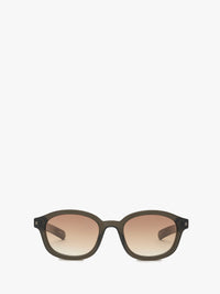 Flatlist - Theo Crystal Warm Grey / Light Brown Grandient Lens in Crystal Warm Grey / Light Brown Grandient Lens