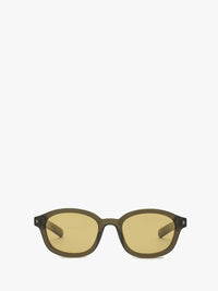 Flatlist - Theo Crystal Olive / Smoked Olive Lens in Crystal Olive / Smoked Olive Lens
