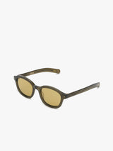 Flatlist - Theo Crystal Olive / Smoked Olive Lens in Crystal Olive / Smoked Olive Lens