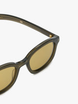 Flatlist - Theo Crystal Olive / Smoked Olive Lens in Crystal Olive / Smoked Olive Lens