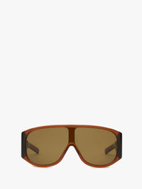 Flatlist - John Jovino Crystal Brown / Solid Brown Lens in Crystal Brown / Solid Brown Lens