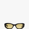 Flatlist - Ramona Sunglasses in Solid Black and Smoked Olive Lens