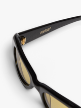Flatlist - Ramona Sunglasses in Solid Black and Smoked Olive Lens