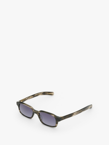 Flatlist - Hanky Sunglasses in Grey Havana and Smoke Gradient Lens
