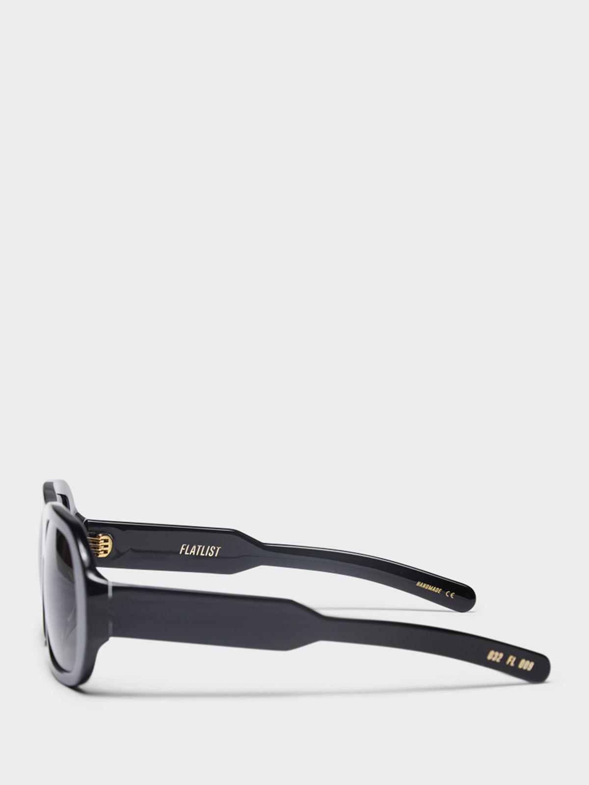 Ford Sunglasses in Solid Black and Solid Black Lens