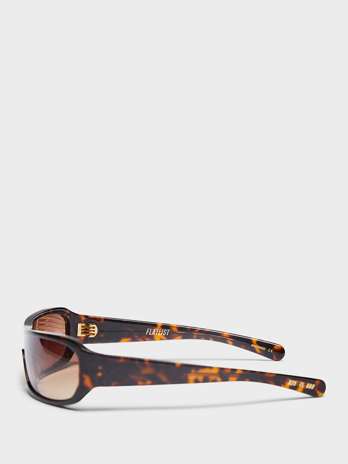 Zoe Sunglasses in Brown and Brown Gradient Lens