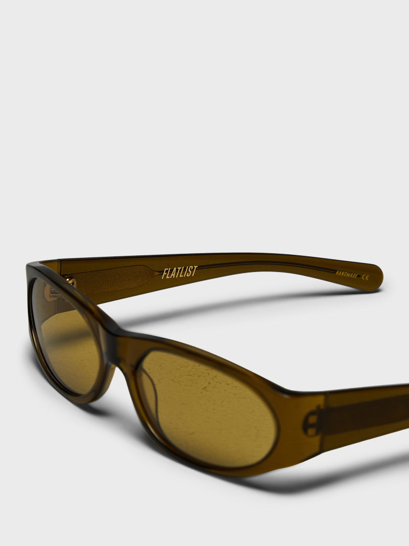 Eddie Kyu Sunglasses in Crystal Olive