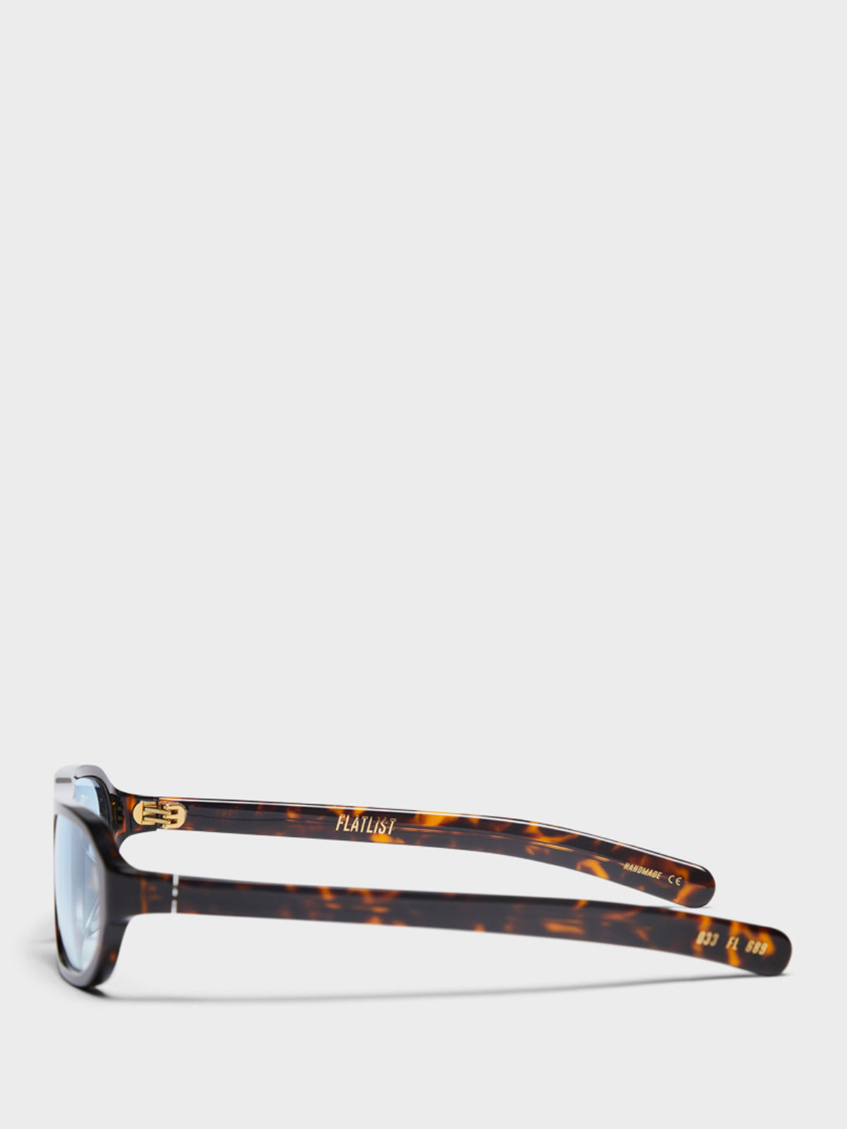 Penn Sunglasses in Brown and Blue Gradient Lens