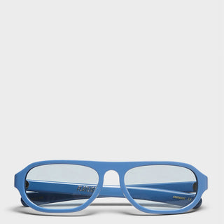 Flatlist - Penn Sunglasses in Federal Blue and Light Blue Lens